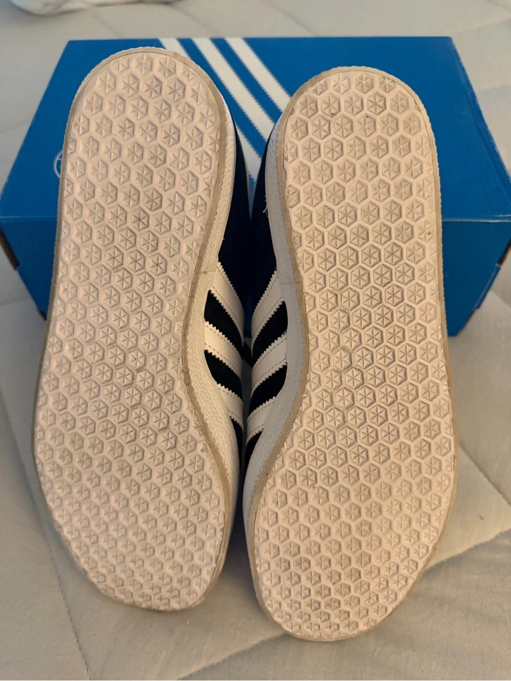 adidas Black & White Gazelle Suede Sneakers
